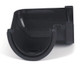 Cascade Rainwater 115mm Deepstyle Cast Iron Effect 90' Gutter Angle Anthracite Grey 130 x 130 x 105mm Cascade Rainwater 115mm Deepstyle Cast Iron Effect 90' Gutter Angle Anthracite Grey 130 x 130 x 105mm
